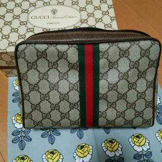 グッチ(Gucci)のGUCCI♡茶系(クラッチバッグ)