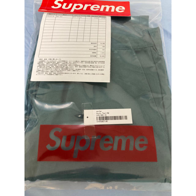 Supreme(シュプリーム)の定価以下 Supreme 20aw Work Pant Dusty Teal メンズのパンツ(ワークパンツ/カーゴパンツ)の商品写真