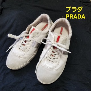 プラダ レザースニーカー スニーカー(レディース)の通販 44点 | PRADA 