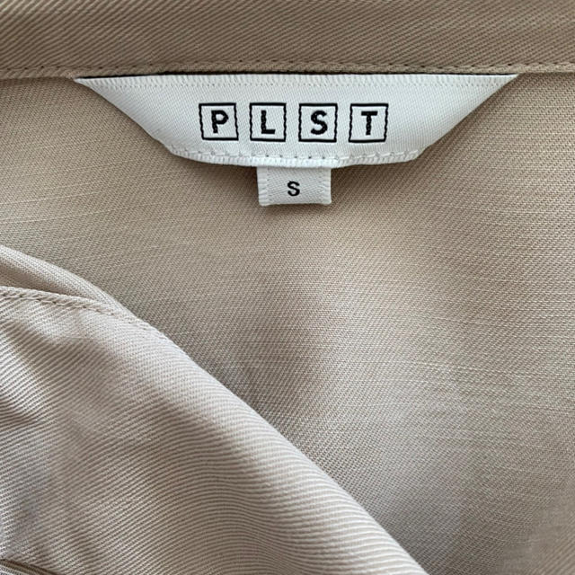 PLST(プラステ)のPLST プラステ　リヨセルコットンシャツ　ワンピース　Sサイズ レディースのワンピース(ロングワンピース/マキシワンピース)の商品写真