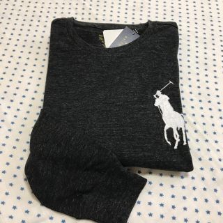 ラルフローレン(Ralph Lauren)のラルフローレン メンズビッグポニー長袖Tシャツ グレーS(Tシャツ/カットソー(七分/長袖))