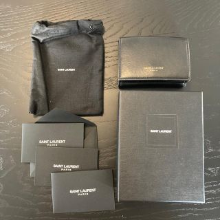 サンローラン(Saint Laurent)のサンローラン　三つ折りコンパクトウォレット(財布)