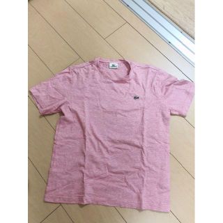 ラコステ(LACOSTE)のLACOSTE ラコステ 半袖 Tシャツ ピンク M(Tシャツ/カットソー(半袖/袖なし))