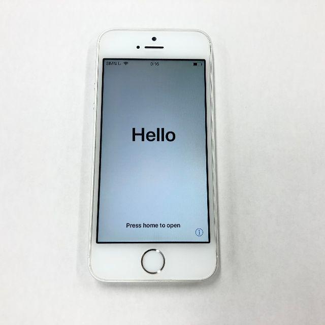 Apple(アップル)のiPhone5s 16GB シルバー スマホ/家電/カメラのスマートフォン/携帯電話(スマートフォン本体)の商品写真