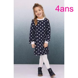 プチバトー(PETIT BATEAU)のプチバトー　新品タグ付きワンピース　4ans/104cm(ワンピース)