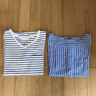 ジーユー(GU)のTシャツ 2枚セット(Tシャツ(半袖/袖なし))