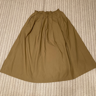 ムジルシリョウヒン(MUJI (無印良品))の無印良品　コットンギャザースカート(ひざ丈スカート)