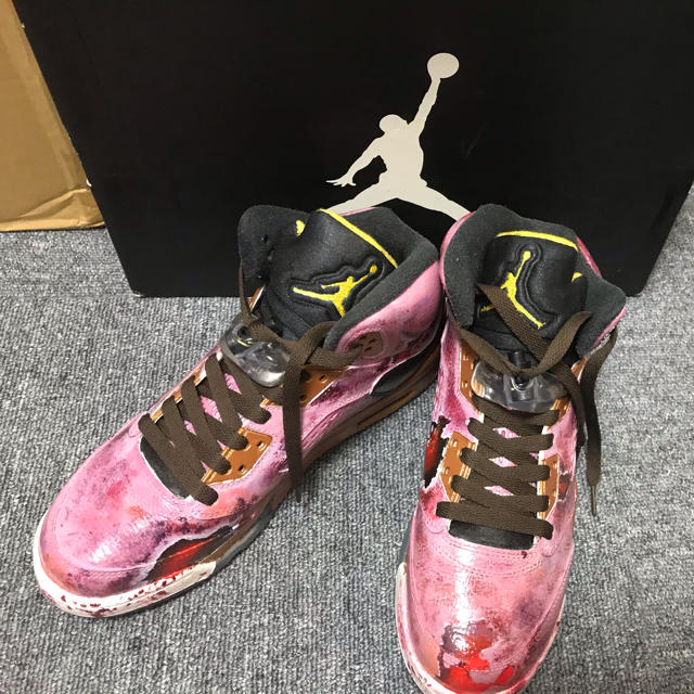 オーダーメイド　NIKE  AIR JORDAN 5 RETRO GS 24cm