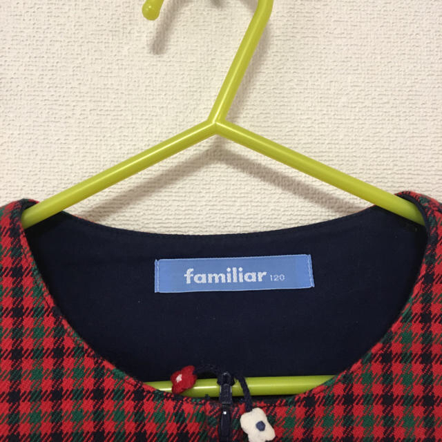 familiar(ファミリア)のfamiliar ワンピース　女の子用 キッズ/ベビー/マタニティのキッズ服女の子用(90cm~)(ワンピース)の商品写真