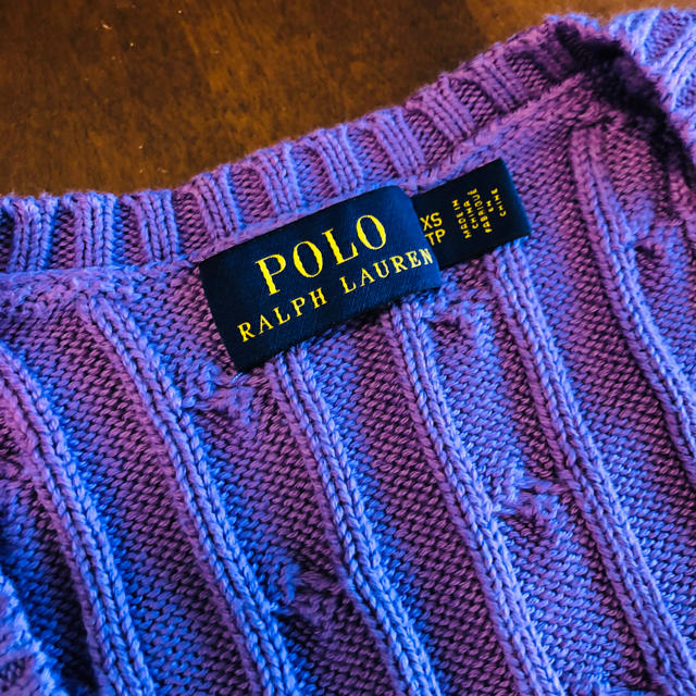 POLO RALPH LAUREN(ポロラルフローレン)のラルフローレン コットンセーター XS レディースのトップス(ニット/セーター)の商品写真