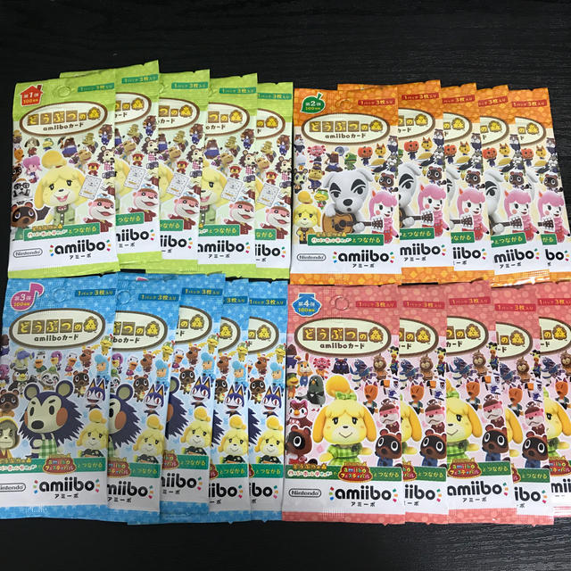 任天堂(ニンテンドウ)のどうぶつの森　amiiboカード　未開封　20パック エンタメ/ホビーのアニメグッズ(カード)の商品写真