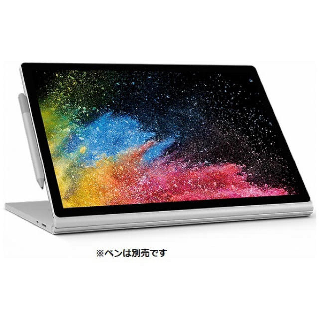 Microsoft(マイクロソフト)のSurface Book 2【15型、SSD 1TB、メモリ 16GB】 スマホ/家電/カメラのPC/タブレット(ノートPC)の商品写真