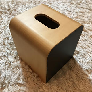 アクタス(ACTUS)のハーフサイズ ティッシュボックス 日本製 木製 手作り アアルト風(ティッシュボックス)