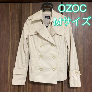 オゾック(OZOC)のOZOC オゾック ショートトレンチコート ベージュ M 38(トレンチコート)