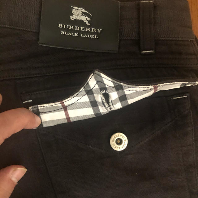 BURBERRY BLACK LABEL(バーバリーブラックレーベル)のバーバリーブラック　パンツ メンズのパンツ(デニム/ジーンズ)の商品写真