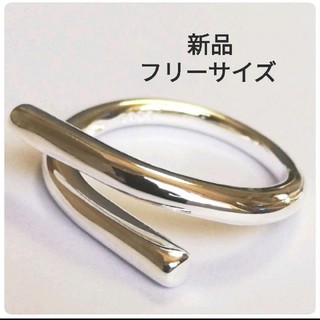 一回転リング フリーサイズ レディース サムリング 指輪 韓国 お土産 親指 a(リング(指輪))