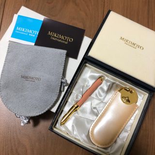 ミキモト(MIKIMOTO)の【新品】ミキモト　MIKIMOTO パールリップブラシ　鏡　セット(ブラシ・チップ)