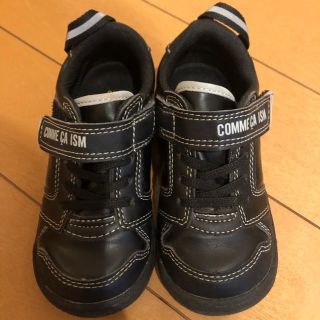 コムサイズム(COMME CA ISM)のCOMME CA ISM 黒色スニーカー17cm(スニーカー)