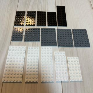 レゴ(Lego)のLEGO レゴ　プレート　black、white、MdStone(知育玩具)