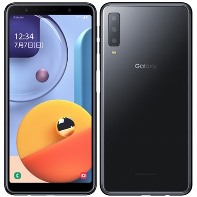 Galaxy(ギャラクシー)の★新品未開封★Galaxy A7 BLACK オクタコア メモリ4G ブラック黒 スマホ/家電/カメラのスマートフォン/携帯電話(スマートフォン本体)の商品写真