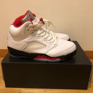 ナイキ(NIKE)のAIR JORDAN5 Fire Red  27.5 nike  ジョーダン(スニーカー)