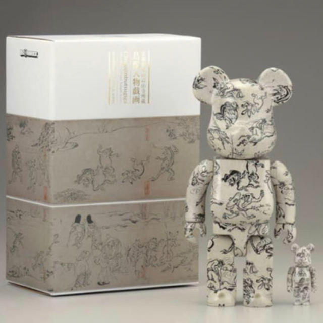 MEDICOM TOY(メディコムトイ)のBE@RBRICK 鳥獣人物戯画 100％ & 400％ ベアブリック エンタメ/ホビーのおもちゃ/ぬいぐるみ(模型/プラモデル)の商品写真