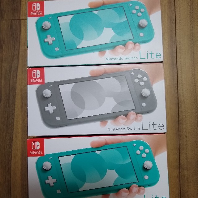 今季ブランド 【新品未開封】任天堂Switch Lite グレー・ターコイズ 3 ...