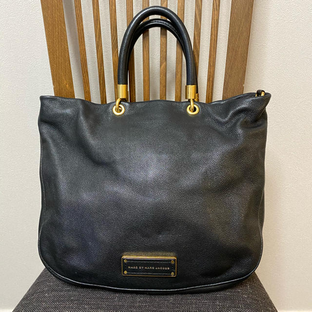 MARC BY MARC JACOBS(マークバイマークジェイコブス)のがちゃ様専用★マーク♡2wayハンドバッグ黒 レディースのバッグ(ハンドバッグ)の商品写真