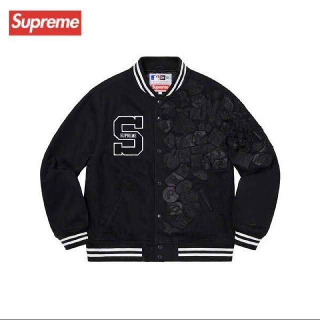 SUPREME NEWERA MLB VARSITY JACKET