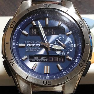 カシオ(CASIO)のCASIO wave ceptor WVA-M650-2AJF ソーラー電波時計(腕時計(デジタル))