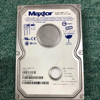 IDE中古HD(完動品) Maxtor DiamondMax16 80G 190(PCパーツ)