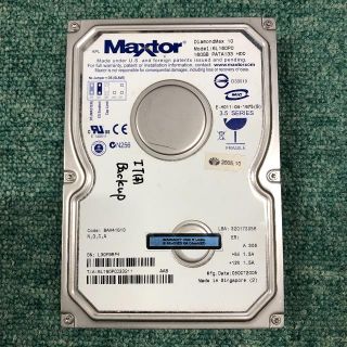 IDE中古HD(完動品) Maxtor DiamondMax10 160G 6L(PCパーツ)