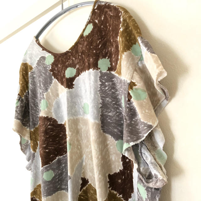 mina perhonen(ミナペルホネン)のmina perhone ミナペルホネン sky quilt  カットソー 38 レディースのトップス(カットソー(半袖/袖なし))の商品写真