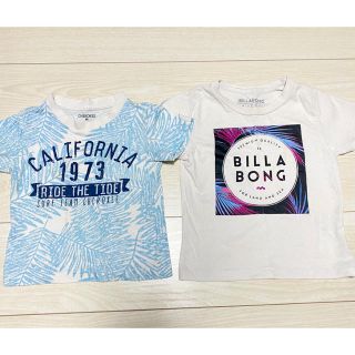 ビラボン(billabong)の＊ ロゴTシャツセット　＊ 90cm♡(Tシャツ/カットソー)