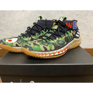 アベイシングエイプ(A BATHING APE)のBAPE A・BATHING APE  adidas  DAME4 エイプ(スニーカー)