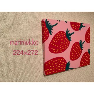 マリメッコ(marimekko)のマリメッコ ピエニマンシッカ ピンク ハンドメイド ファブリックパネル②(インテリア雑貨)