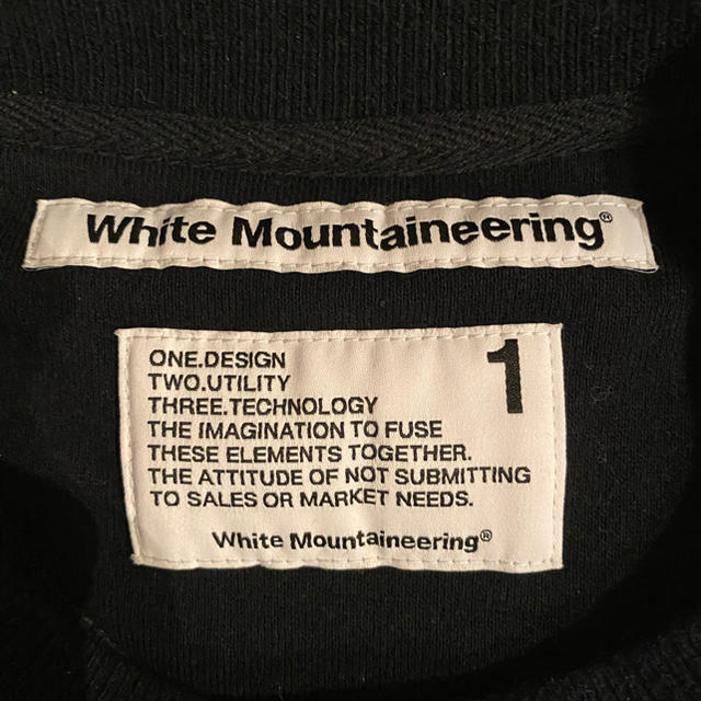 WHITE MOUNTAINEERING(ホワイトマウンテニアリング)のホワイトマウンテニアリング　ビッグスウェットTシャツ メンズのトップス(スウェット)の商品写真