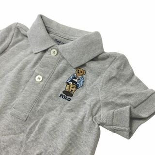 ラルフローレン(Ralph Lauren)のラグビーベアメッシュショートオールロンパース／3M(60cm)(ロンパース)