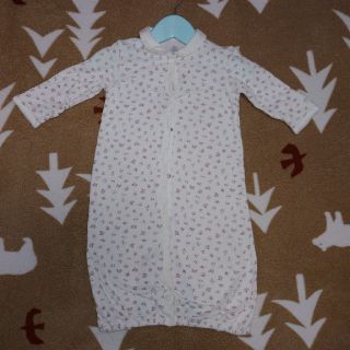 プチバトー(PETIT BATEAU)のPETITBATEAU/カバーオール/ロンパース/70cm(カバーオール)