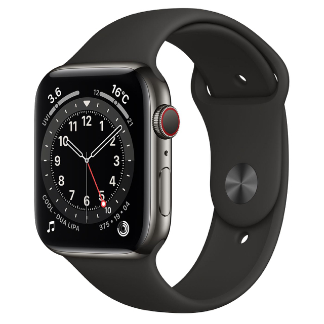 Apple Watch(アップルウォッチ)の【44mm】Apple Watch Series5 Space Black  メンズの時計(腕時計(デジタル))の商品写真