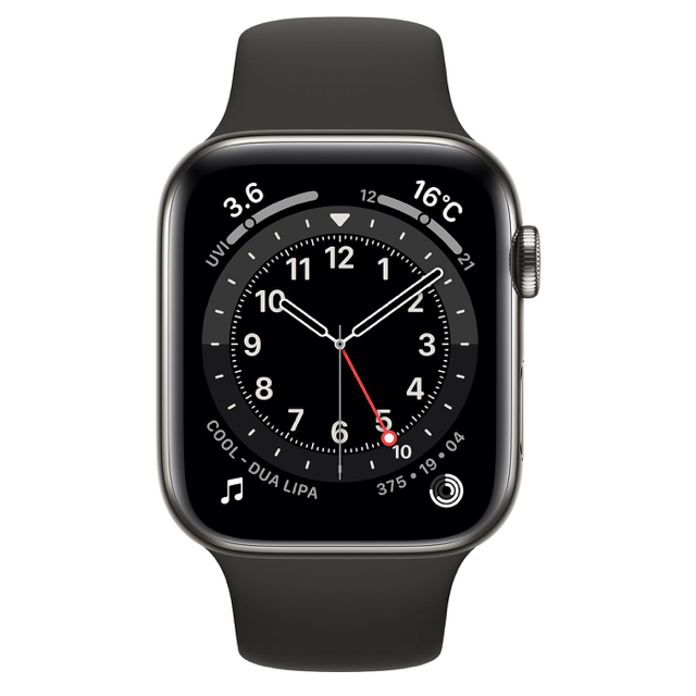 Apple Watch(アップルウォッチ)の【44mm】Apple Watch Series5 Space Black  メンズの時計(腕時計(デジタル))の商品写真