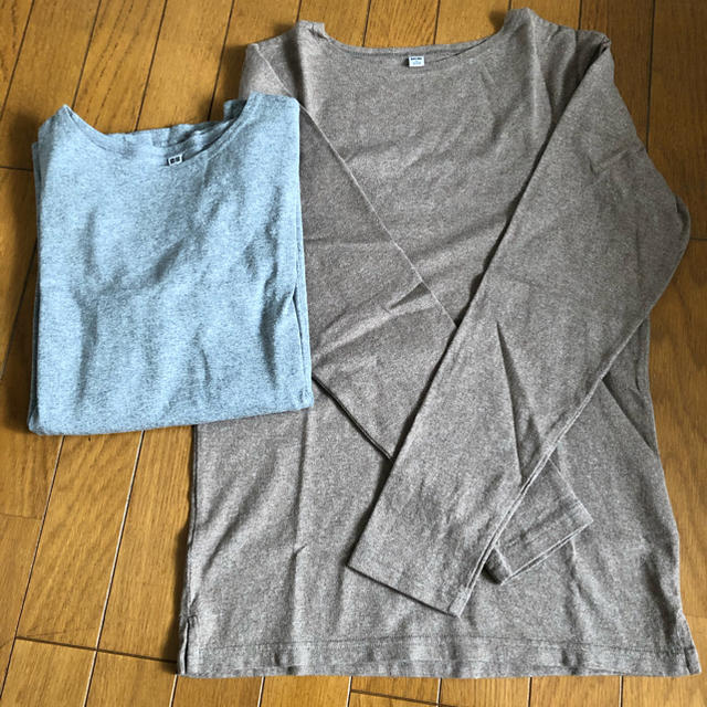UNIQLO(ユニクロ)のユニクロ　ロンT カットソー　2枚セット メンズのトップス(Tシャツ/カットソー(七分/長袖))の商品写真