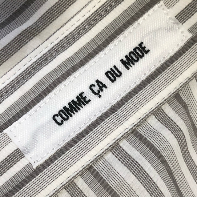 COMME CA DU MODE(コムサデモード)のコムサデモード　長袖ストライプシャツ レディースのトップス(シャツ/ブラウス(長袖/七分))の商品写真