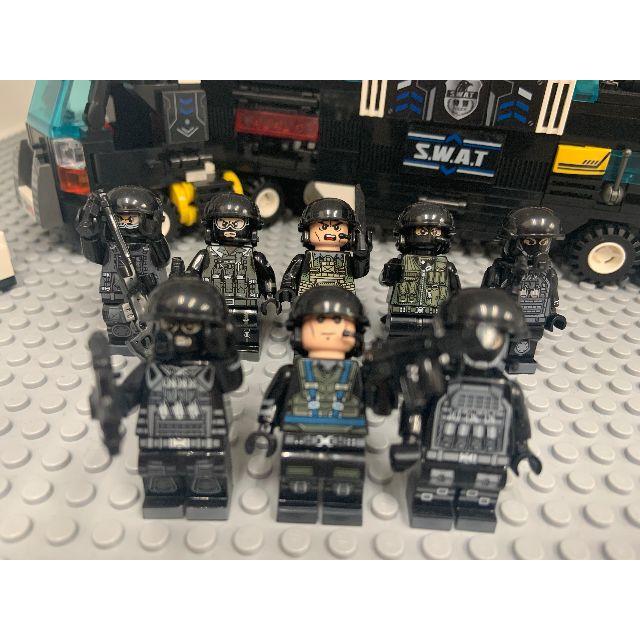 SWAT軍隊セット　 ミニフィグ８体付き　レゴ互換