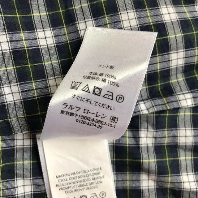 POLO RALPH LAUREN(ポロラルフローレン)の☆美品☆ラルフローレン　シャツワンピース　サイズ3T キッズ/ベビー/マタニティのキッズ服女の子用(90cm~)(ワンピース)の商品写真