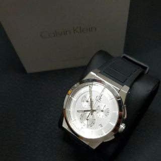 カルバンクライン(Calvin Klein)の美品 カルバンクライン K2S371 メンズ腕時計 クロノグラフ(腕時計(アナログ))