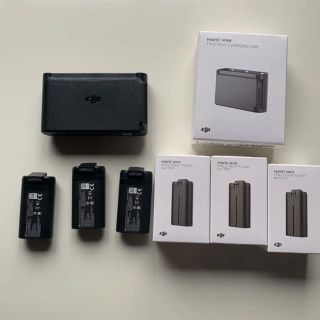 DJI 海外純正Mavic Mini バッテリー2400mAh×3本+充電器(バッテリー/充電器)