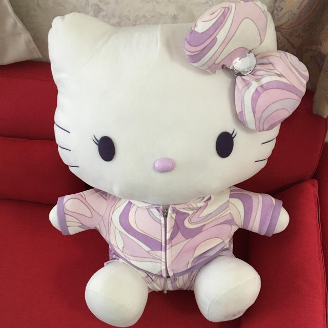 Rady(レディー)のキティBIGぬいぐるみ♡紫、ピンク レディースのレディース その他(その他)の商品写真