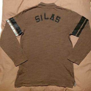 サイラス(SILAS)のサイラス SILASラガーシャツカラーダークブラウン×ブラック M(スウェット)