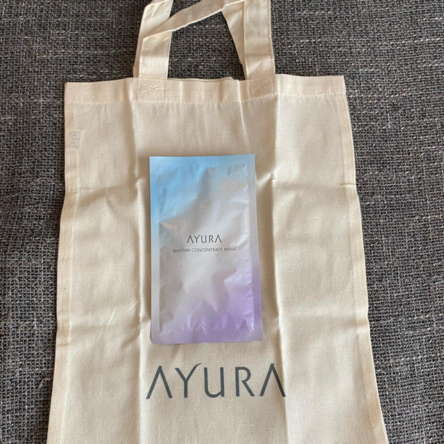 AYURA(アユーラ)の専用！アユーラリズムコンセントレートマスクと非売品エコバッグセット コスメ/美容のスキンケア/基礎化粧品(パック/フェイスマスク)の商品写真